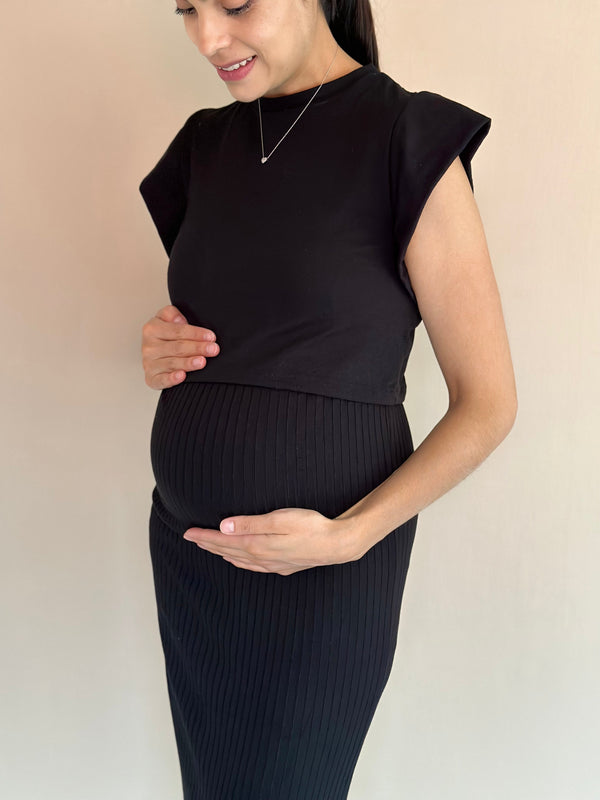 Set de embarazo Emiliana •Negro•