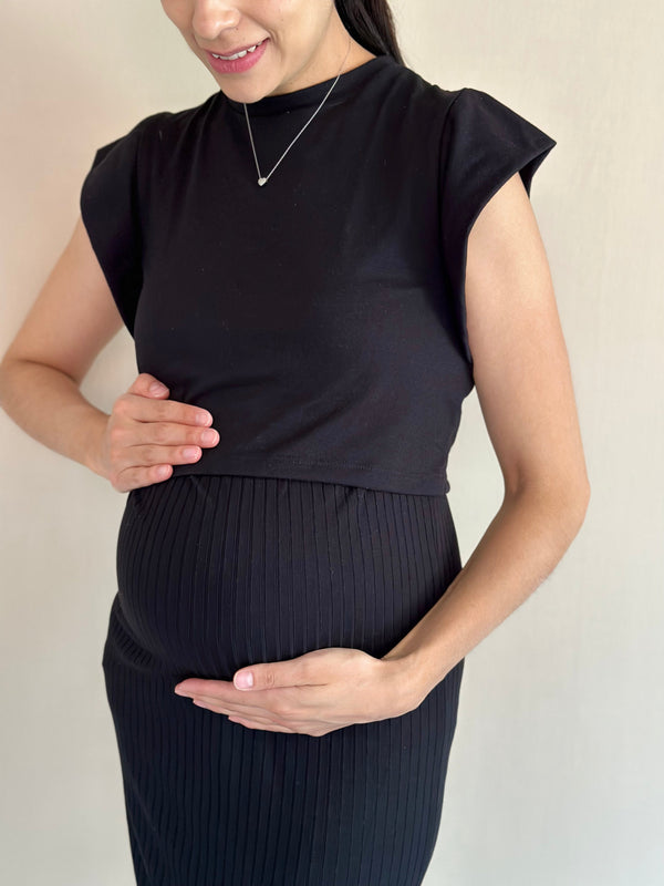 Set de embarazo Emiliana •Negro•