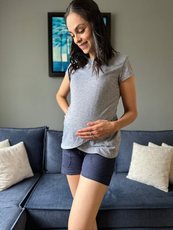 Short de maternidad •Azul marino•