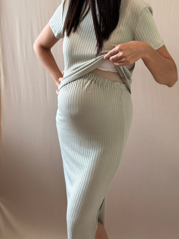 Set de embarazo Luciana •Menta•