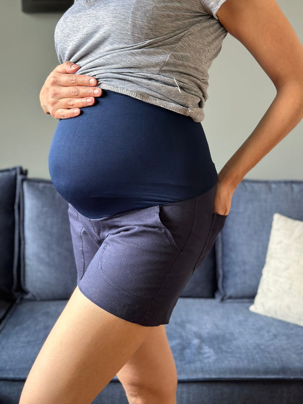 Short de maternidad •Azul marino•