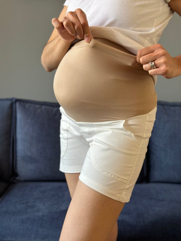Short de maternidad •Marfil•