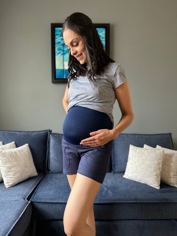 Short de maternidad •Azul marino•